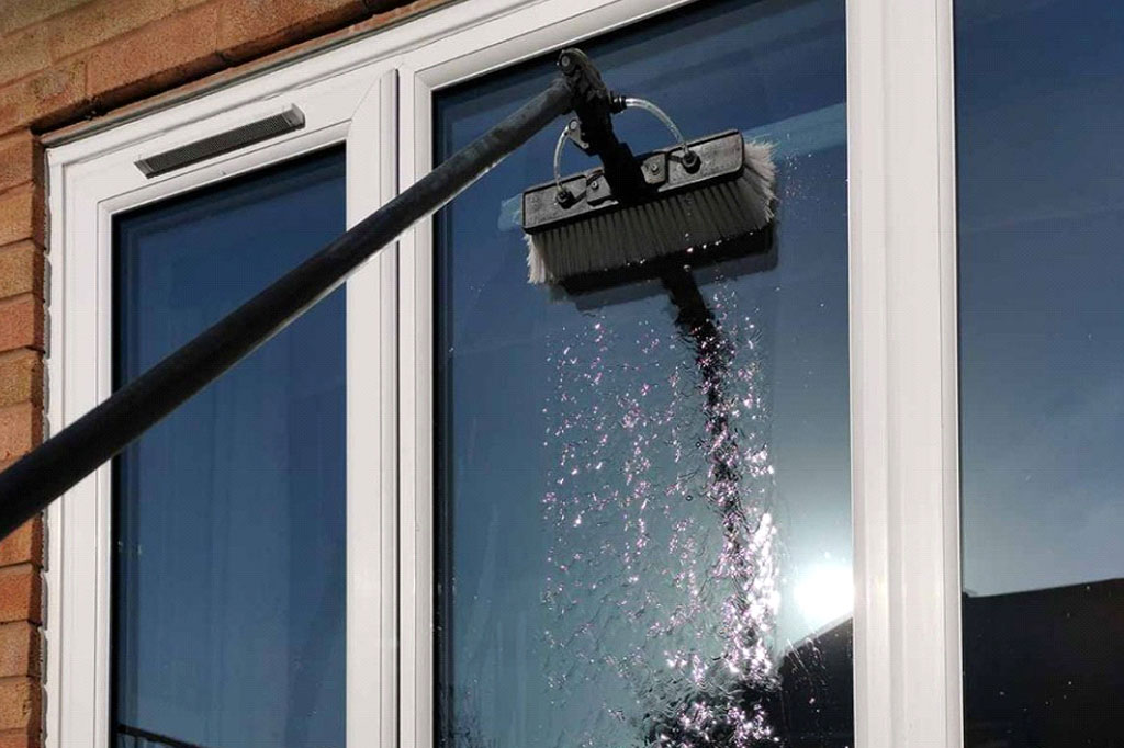 Water Fed Pole Window Cleaning