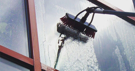 Water Fed Pole Window Washing
