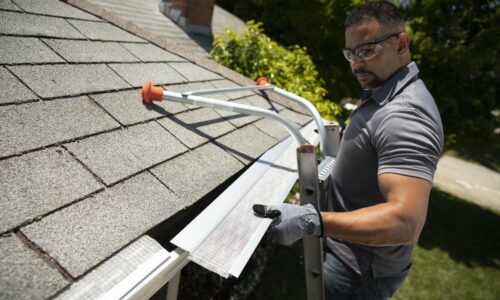 Gutter-Guard-Installation gutter guard installation