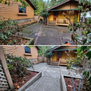 Pressure washing